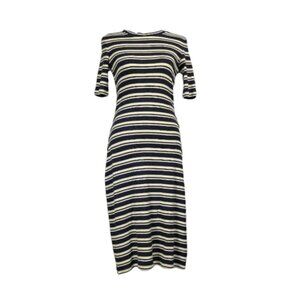 Summersalt Size Medium Dress Ribbed Elbow Length Sleeves Midi NWT